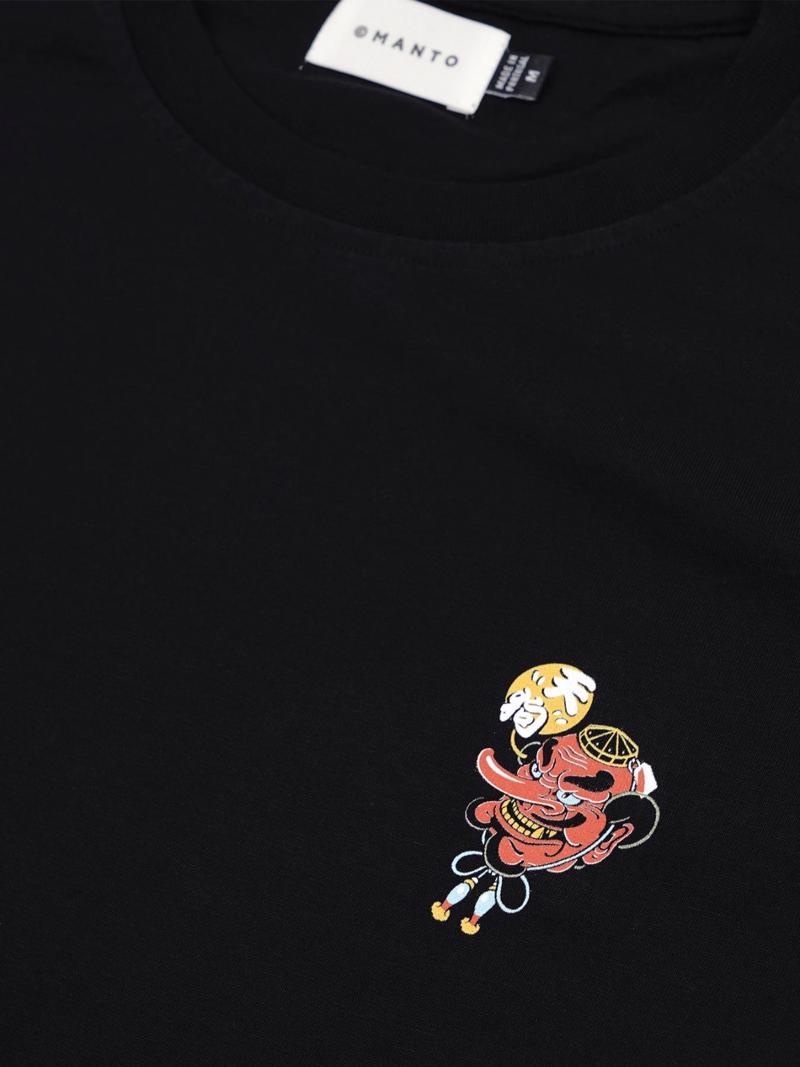 MANTO tengu tshirt - black